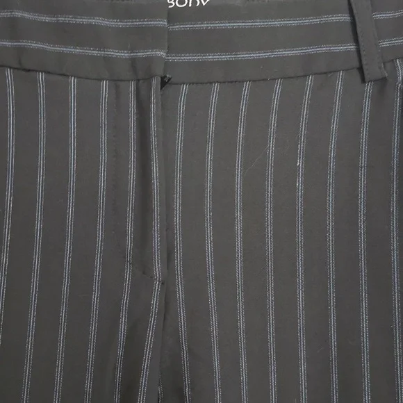 Body by Victoria Christie Fit Pinstripe Pants Size 8 NWOT - Picture 2 of 7